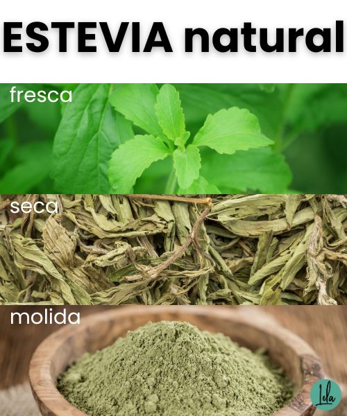 formas estevia natural