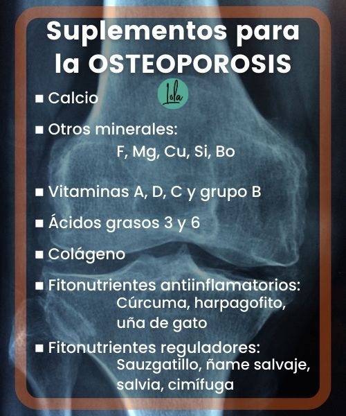 suplementos para osteoporosis