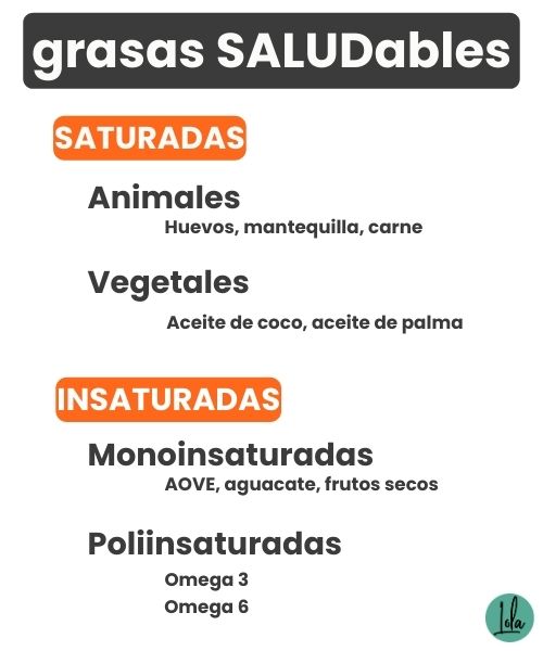 alimentos grasas saludables