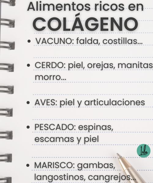 alimentos ricos colageno