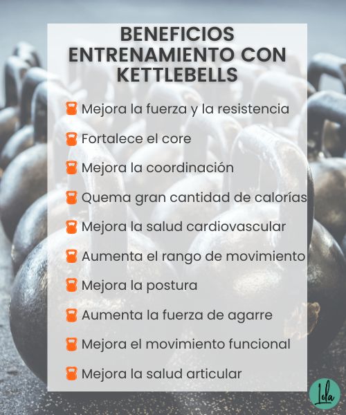 beneficios kettlebells pesas rusas