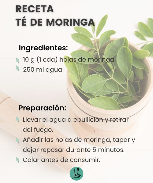 como preparar te moringa