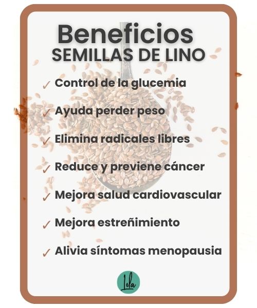 beneficios semillas lino