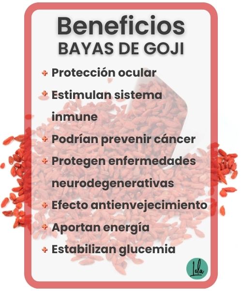 beneficios bayas Goji