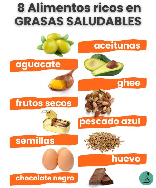 8 Alimentos ricos en grasas saludables 2