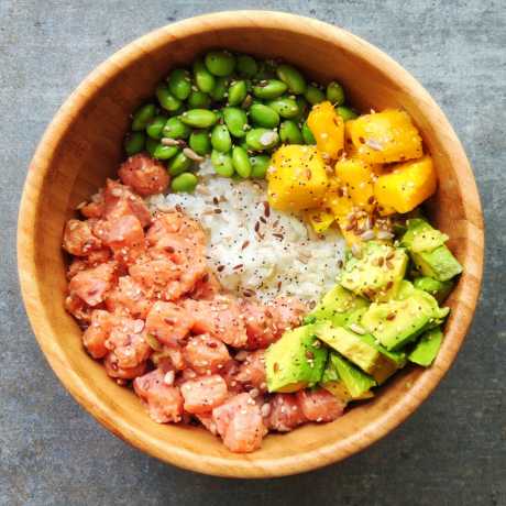 Poke bowl de salmón 2