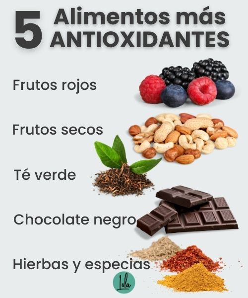 alimentos mas antioxidantes