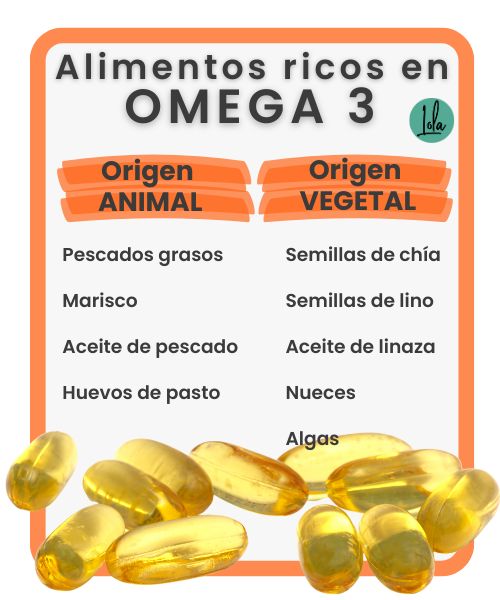 lista alimentos ricos omega 3