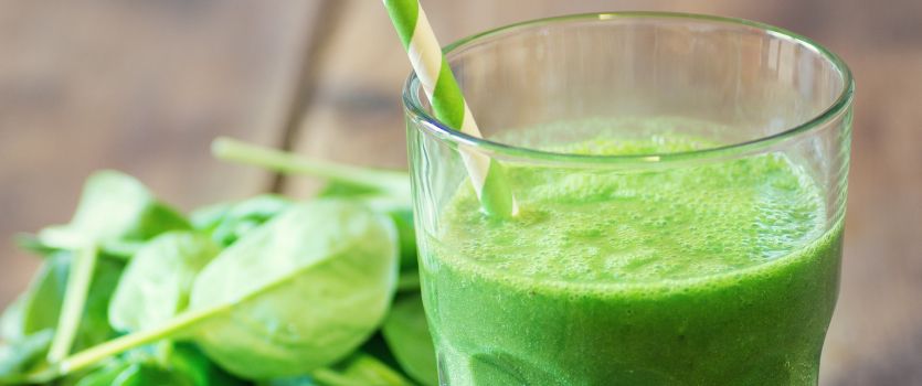 Smoothie verde de jengibre 1