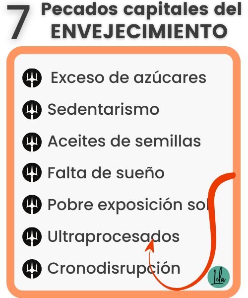 pecados capitales del envejecimiento